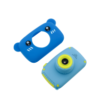 Детский фотоаппарат Kids Camera Синий Мишка - 2